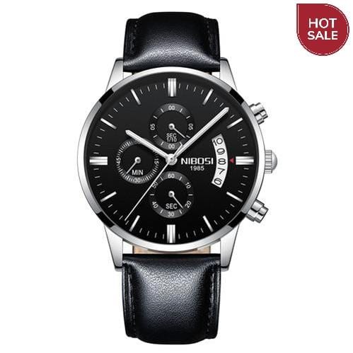NIBOSI Relogio Masculino Men Watches Luxury Famous Top Brand Men's Fashion Casual Dress Watch Military Quartz Wristwatches Saat
