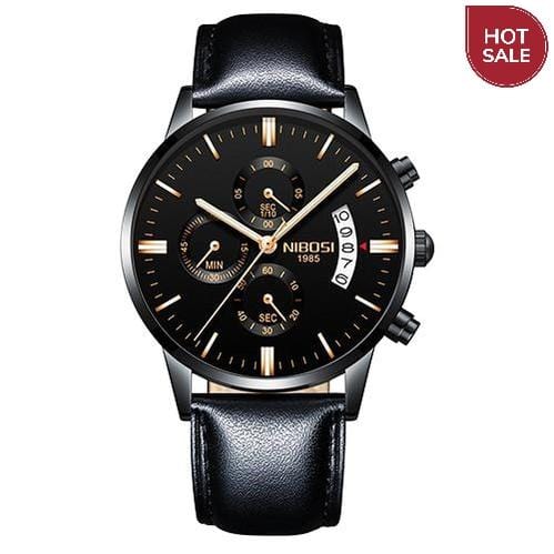 NIBOSI Relogio Masculino Men Watches Luxury Famous Top Brand Men's Fashion Casual Dress Watch Military Quartz Wristwatches Saat