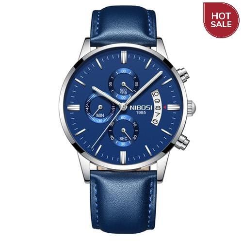 NIBOSI Relogio Masculino Men Watches Luxury Famous Top Brand Men's Fashion Casual Dress Watch Military Quartz Wristwatches Saat