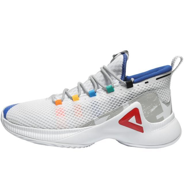 PEAK Men's Basketball Shoes P-MOTIVE Cushion Breathable Mesh Sports Shoes Outdoor Wearable Court Non-slip Gym Training Sneakers
