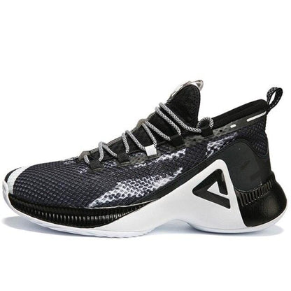 PEAK Men's Basketball Shoes P-MOTIVE Cushion Breathable Mesh Sports Shoes Outdoor Wearable Court Non-slip Gym Training Sneakers