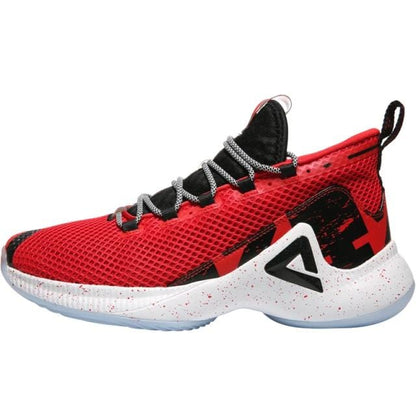 PEAK Men's Basketball Shoes P-MOTIVE Cushion Breathable Mesh Sports Shoes Outdoor Wearable Court Non-slip Gym Training Sneakers