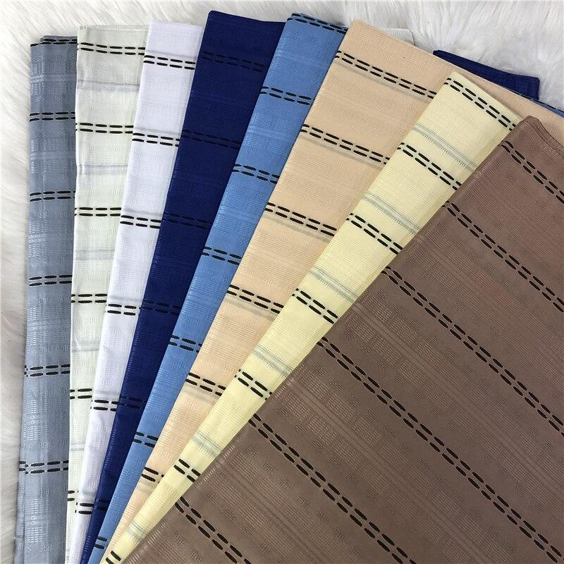 5 Yards African atiku fabric for man for garment 100% cotton Nigerian atiku textile atiku offical store