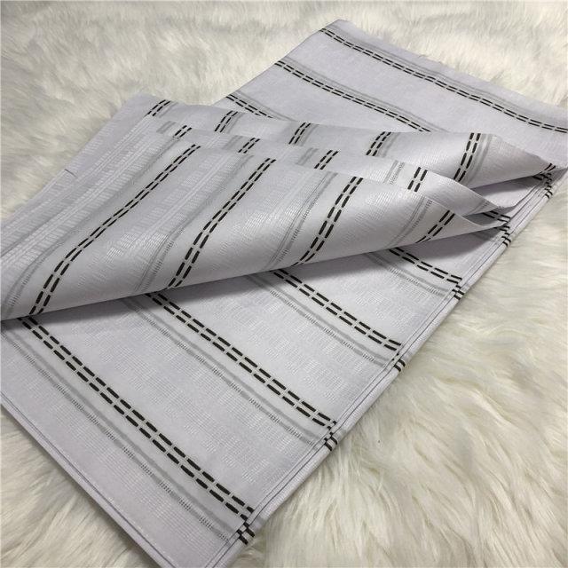 5 Yards African atiku fabric for man for garment 100% cotton Nigerian atiku textile atiku offical store