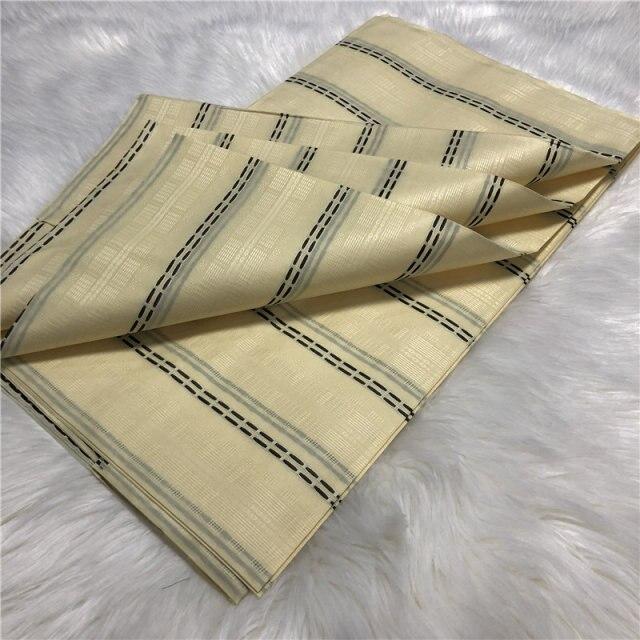 5 Yards African atiku fabric for man for garment 100% cotton Nigerian atiku textile atiku offical store