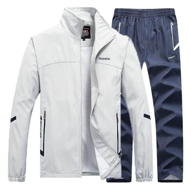Men's Sportswear Autumn 2 Piece Sets Sports Suit men Jacket+Pant Sweatsuit Male Jogging basketball TrainingTracksuit Clothing
