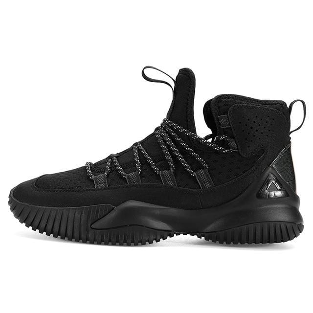 PEAK Men's Basketball Shoes Court Anti-slip Rebound Basketball Sneakers Light Sports Shoes Breathable Lace-up High Top Gym Boots
