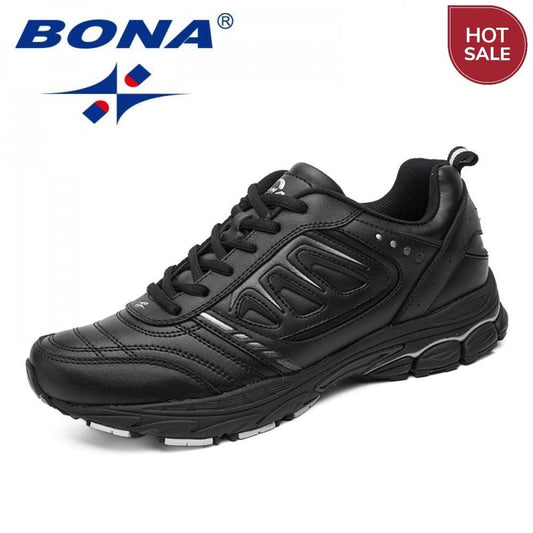 BONA New Style Men Running Shoes Outdoor Jogging Sneakers Lace Up Athletic Shoes