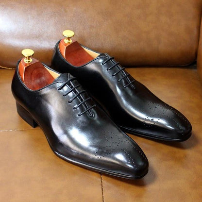 Daniel Shoes Italian Mens Dress Shoes Genuine Leather Blue Purple Men Wedding Shoes Party Whole Cut Formal Shoes for Men