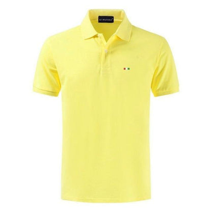 Top Quality 2020 New Solid Color Mens Polos Shirts 100% Cotton Short Sleeve Casual Polos Hommes Fashion Summer Lapel Male tops