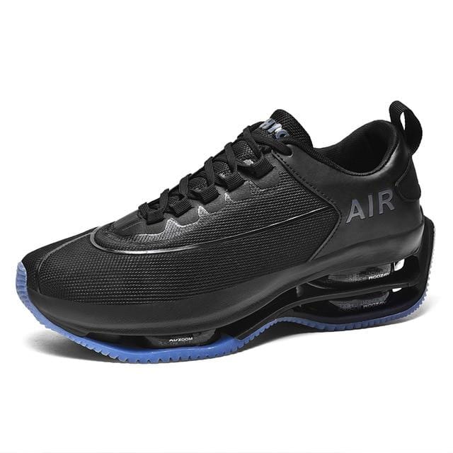 Breathable Men Running Shoes High Elasticity Air Cushion Gym Trainers Outdoor Sport Shoes Thick Sole Platform Jogging Sneakers