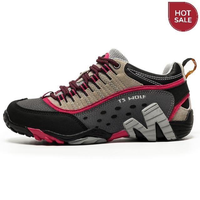 Outdoor Lover Trekking Shoes Men Waterproof Hiking Shoes Mountain Boots Genuine Leather Woodland Hunting Tactical Shoes