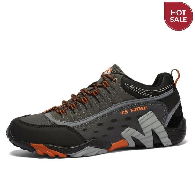 Outdoor Lover Trekking Shoes Men Waterproof Hiking Shoes Mountain Boots Genuine Leather Woodland Hunting Tactical Shoes