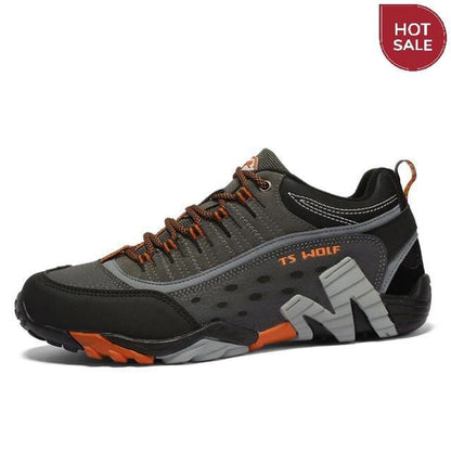 Outdoor Lover Trekking Shoes Men Waterproof Hiking Shoes Mountain Boots Genuine Leather Woodland Hunting Tactical Shoes