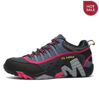 Outdoor Lover Trekking Shoes Men Waterproof Hiking Shoes Mountain Boots Genuine Leather Woodland Hunting Tactical Shoes