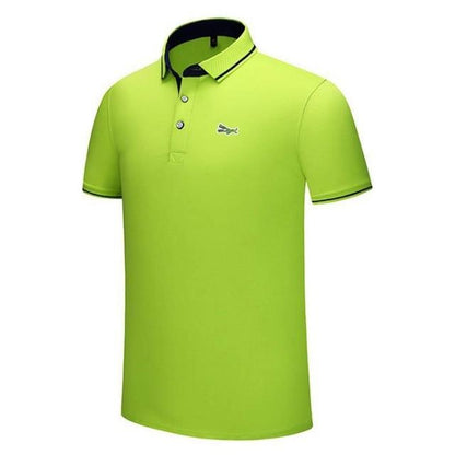 2020 Summer Mens Short Sleeve Shirts Embroidery Logo Casual Cotton Male Clothes Lapel Tops
