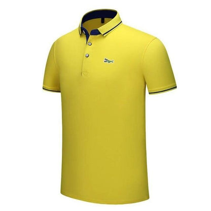 2020 Summer Mens Short Sleeve Shirts Embroidery Logo Casual Cotton Male Clothes Lapel Tops