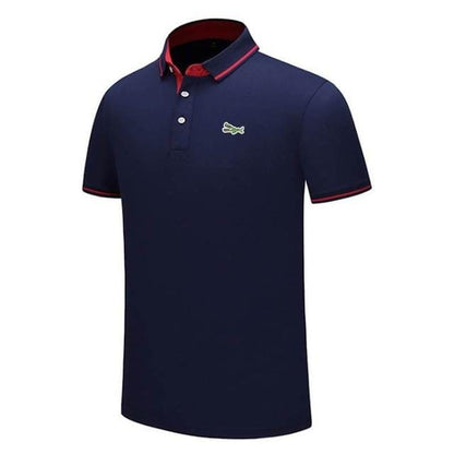 2020 Summer Mens Short Sleeve Shirts Embroidery Logo Casual Cotton Male Clothes Lapel Tops