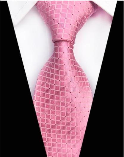 New Fashion Accessories Necktie High Quality 8cm Men's Ties for Suit Business Wedding Casual Navy Black Red Pink Silver Blue Tie