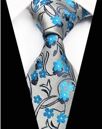 New Fashion Accessories Necktie High Quality 8cm Men's Ties for Suit Business Wedding Casual Navy Black Red Pink Silver Blue Tie