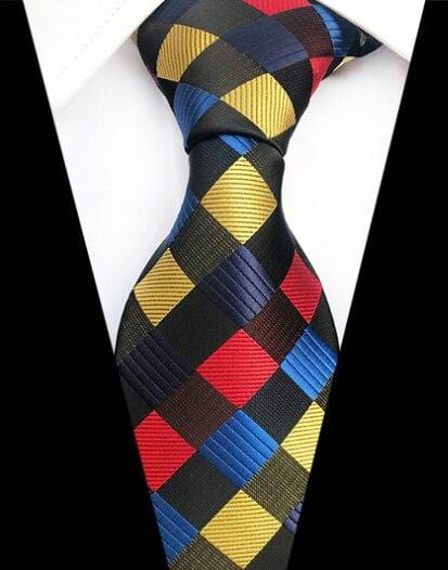 New Fashion Accessories Necktie High Quality 8cm Men's Ties for Suit Business Wedding Casual Navy Black Red Pink Silver Blue Tie