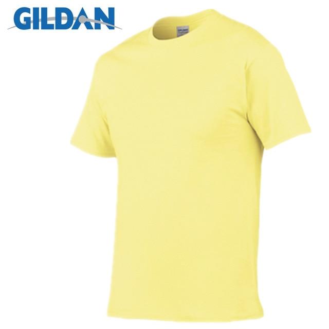 5pcs/Lot GILDAN Brand Solid Color T Shirt Mens Black And White 100% Cotton T-shirts Summer Skateboard Tee Boy Skate Tshirt Tops
