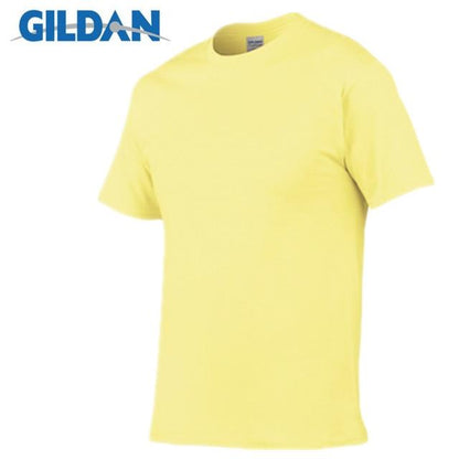 5pcs/Lot GILDAN Brand Solid Color T Shirt Mens Black And White 100% Cotton T-shirts Summer Skateboard Tee Boy Skate Tshirt Tops