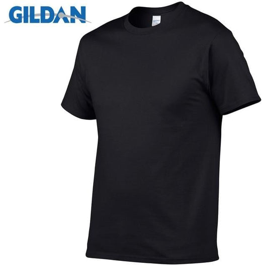 Brand Solid Color T Shirt Mens Black And White 100% Cotton T-shirts Summer Skateboard Tee Boy Skate Tshirt Tops