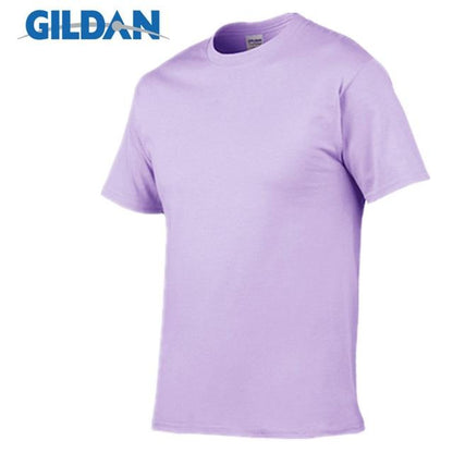 5pcs/Lot GILDAN Brand Solid Color T Shirt Mens Black And White 100% Cotton T-shirts Summer Skateboard Tee Boy Skate Tshirt Tops