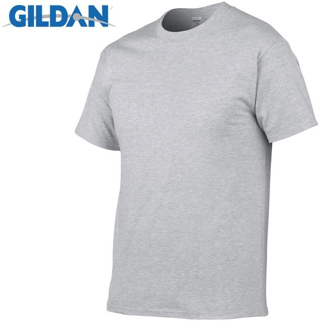 5pcs/Lot GILDAN Brand Solid Color T Shirt Mens Black And White 100% Cotton T-shirts Summer Skateboard Tee Boy Skate Tshirt Tops