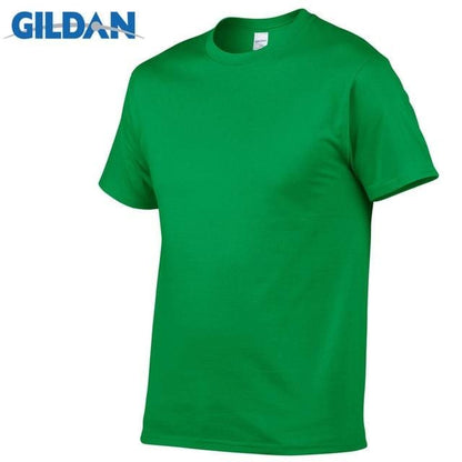 5pcs/Lot GILDAN Brand Solid Color T Shirt Mens Black And White 100% Cotton T-shirts Summer Skateboard Tee Boy Skate Tshirt Tops