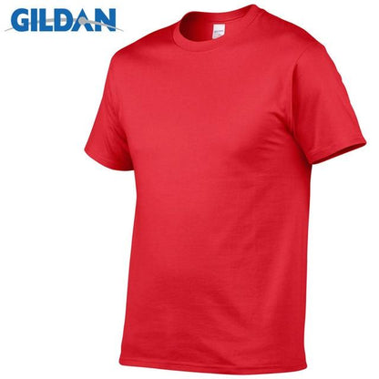5pcs/Lot GILDAN Brand Solid Color T Shirt Mens Black And White 100% Cotton T-shirts Summer Skateboard Tee Boy Skate Tshirt Tops