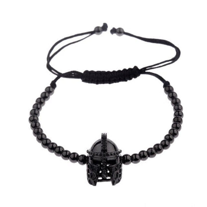 Classic Luxury CZ Black Zircon Long Tubes&amp;4MM Copper Beads Macrame Men Bracelets&amp;Bangles For Women Jewelry Bileklik