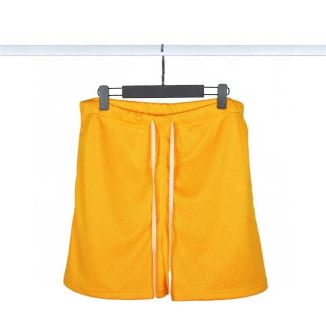 Summer Shorts Men Fashion Boardshorts Mesh Breathable Male Casual Shorts Comfortable Plus Size Fitness Mens Bodybuilding Shorts