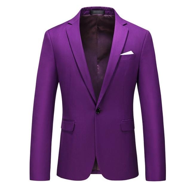 15 Color Men Formal Suit Jackets Business Uniform – Katertomyman Men ...