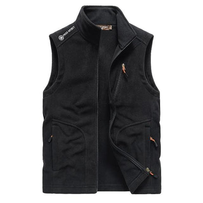 Men Warm Fleece Vest Jacket 2020 Winter New Hooded Sleeveless Waistcoat Autumn Fashion Casual Vest Waistcoat Jacket Men