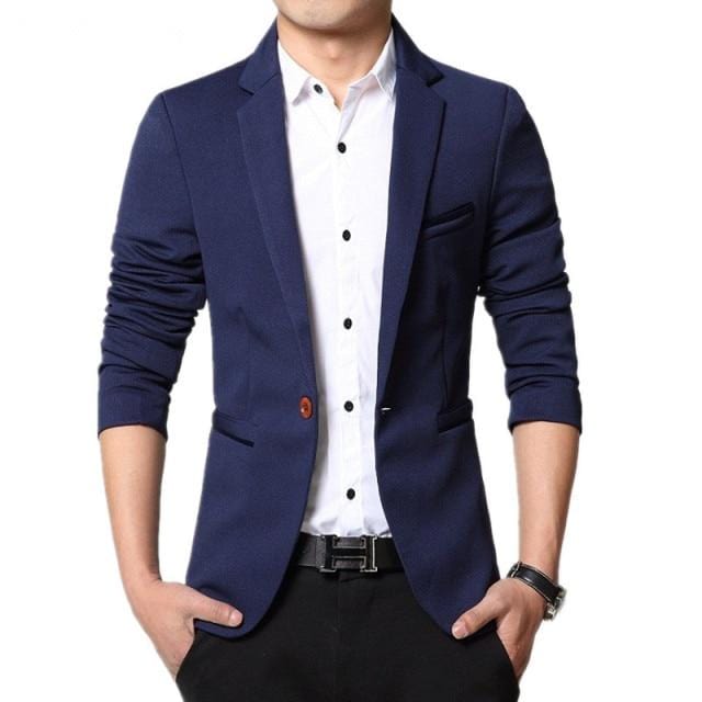 2021 New Fashion Spring and Autumn Casual Men Blazer Cotton Slim England Suit Blaser Masculino Male Jacket Blazer Men Size M-5XL