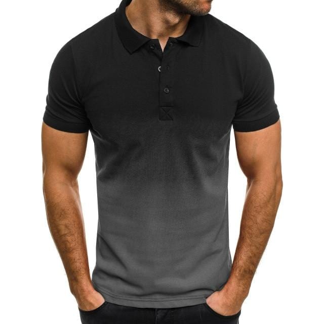 KB Men Polo Men Shirt Short Sleeve Polo Shirt Contrast Color Polo New Clothing Summer Streetwear Casual Fashion Men tops