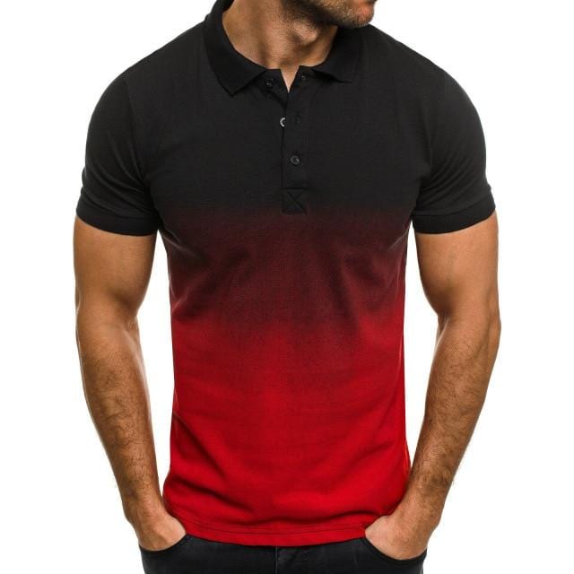 KB Men Polo Men Shirt Short Sleeve Polo Shirt Contrast Color Polo New Clothing Summer Streetwear Casual Fashion Men tops