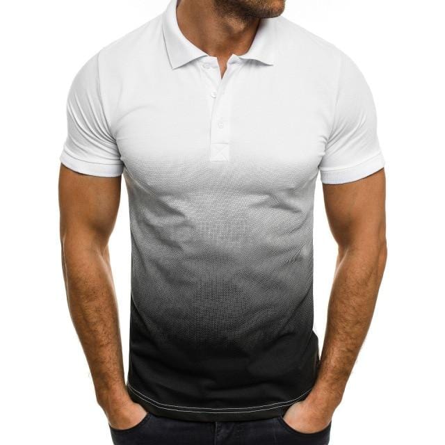 KB Men Polo Men Shirt Short Sleeve Polo Shirt Contrast Color Polo New Clothing Summer Streetwear Casual Fashion Men tops