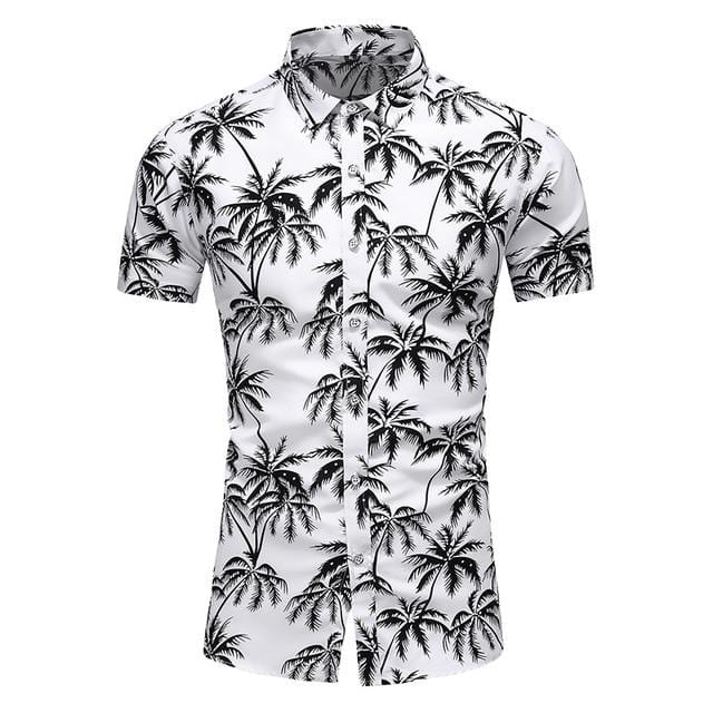 Fashion 9 Style Design Short Sleeve Casual Shirt Men's Print Beach Blouse 2021 Summer Clothing Plus Asian Size M-XXXL 4XL 5XL