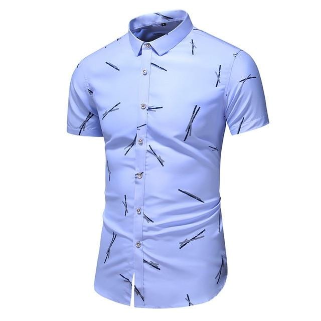 Fashion 9 Style Design Short Sleeve Casual Shirt Men's Print Beach Blouse 2021 Summer Clothing Plus Asian Size M-XXXL 4XL 5XL