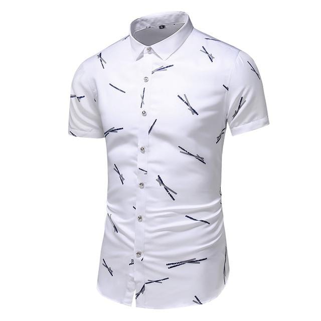 Fashion 9 Style Design Short Sleeve Casual Shirt Men's Print Beach Blouse 2021 Summer Clothing Plus Asian Size M-XXXL 4XL 5XL