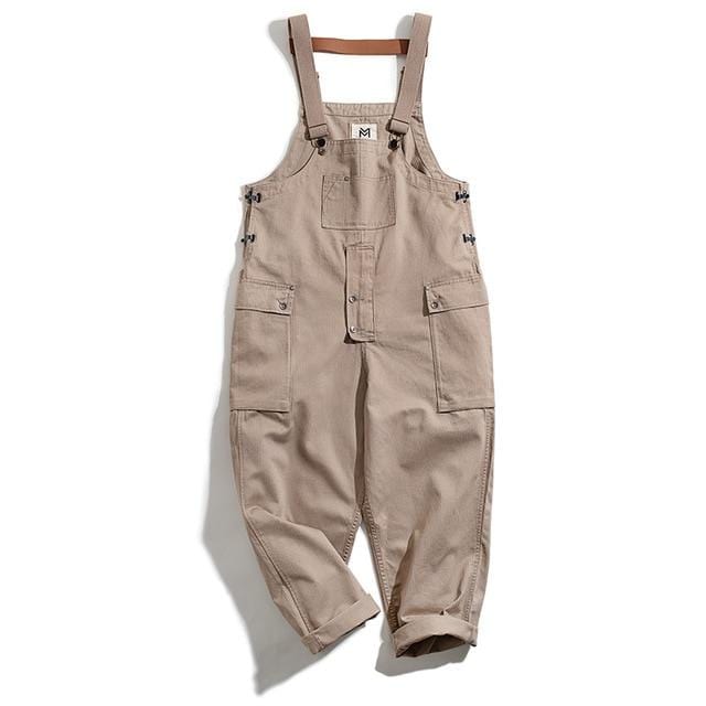 Maden Vintage Jeans Overalls Mens Jumpsuit Cargo Work Pants Baggy Bib Contrast Stitch Denim Overalls Stitch Trousers New