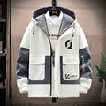 Men's Windbreaker Jackets Youth Korea Fashion Print Casual Coat Male Clothing  Spring Autumn Jackets Men Dropshipping