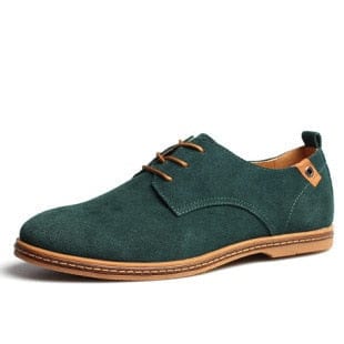 Plus Size Men Casual Leather Shoes  Trend Suede Shoes Winter Plus Velvet Leather Shoes Lace Up Basic Men Shoes