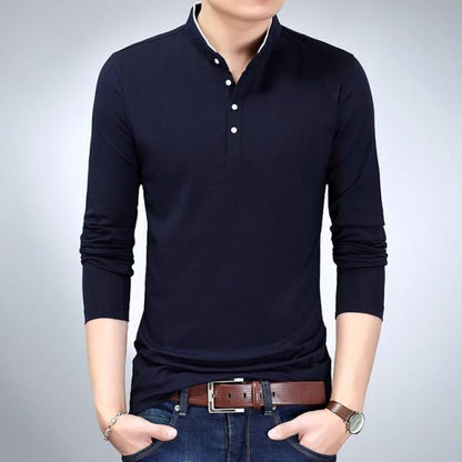 Thick Korean version of the fake two men's sweater collar collar sweater shirt collar men's sweater manufacturers