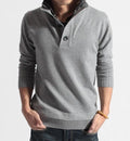 Spring and autumn new Korean men's men's sweater men's fake two men's sweater shirt collar