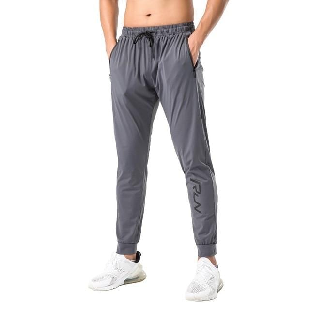 Pantaloni de sport pentru gimnastică Pantaloni de fitness subțiri pentru bărbați Pantaloni lungi pentru alergare, cu uscare rapidă, elastici, pentru antrenament pentru bărbați