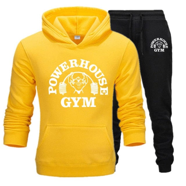 Hanorace Seturi de îmbrăcăminte sport pentru bărbați Trening casual Bărbați Hanorac 2 piese + Pantaloni de trening Costum 2020 Toamnă Iarnă Top gros cu glugă pentru bărbați